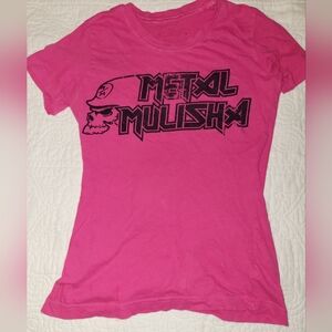 Metal Mulisha Pink Graphic T-Shirt